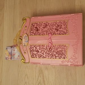 Disney princess doll clothes wardrobe pink